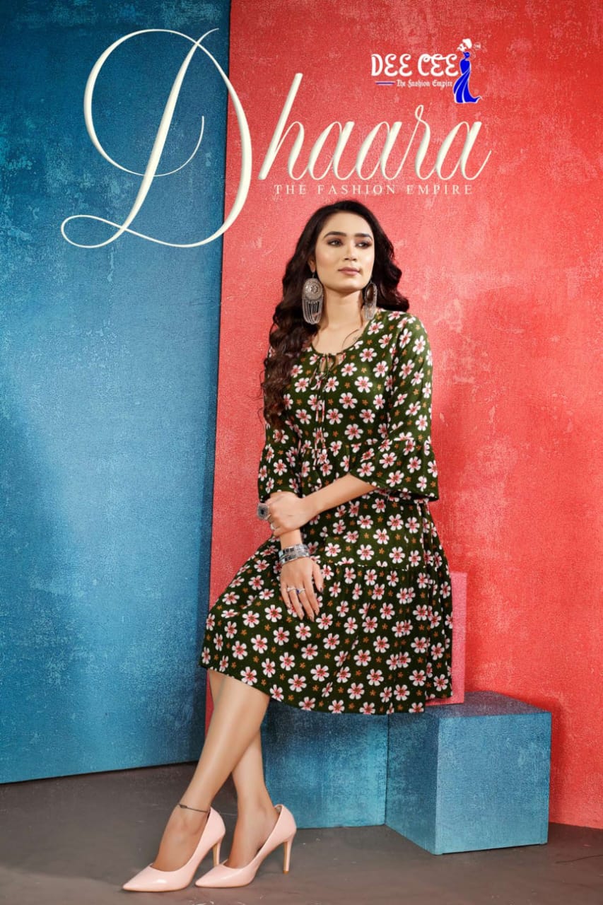 Dhaara By Deecee Short Printed Kurtis Catalog